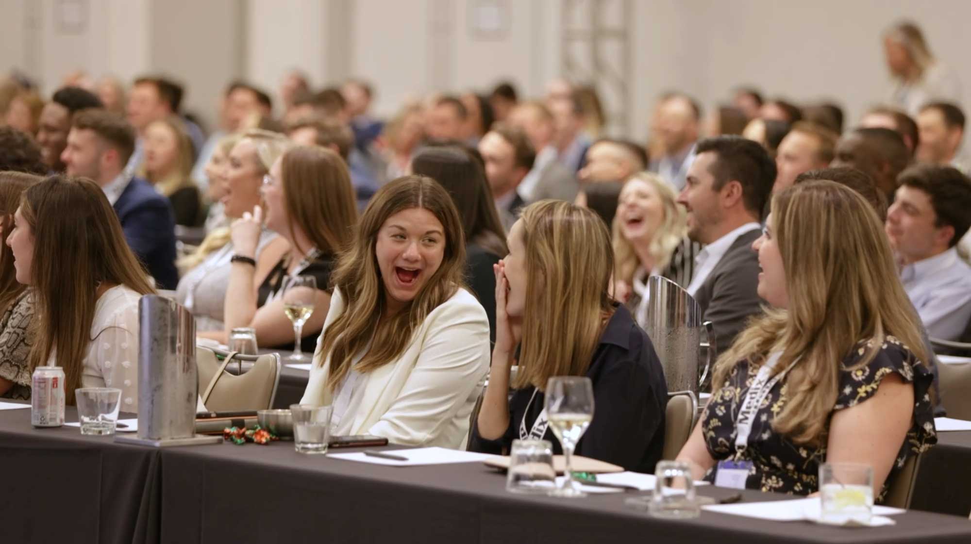 Magician performing at an event in New York